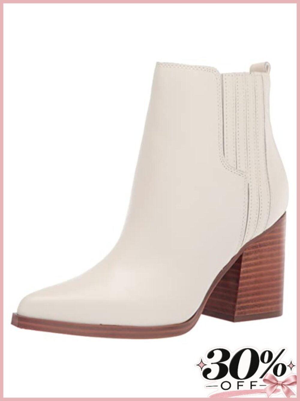 Marc Fisher Matter Stacked Heel Pointed Toe Ankle Bootie